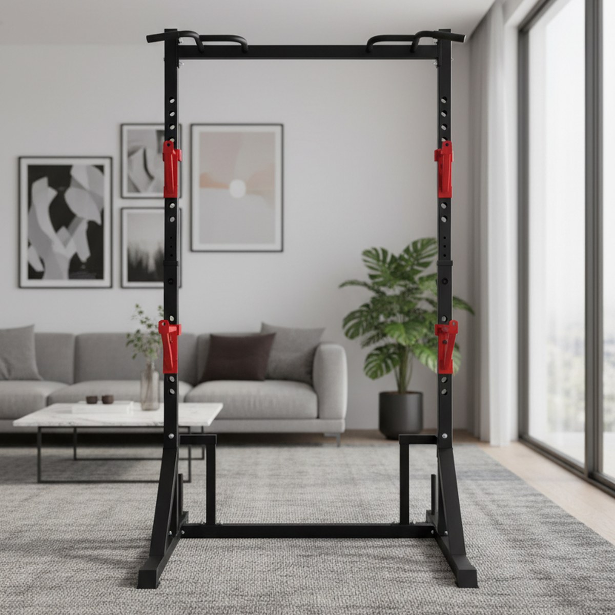 Pull Up Bar - Регулируемая силовая стойка с турником для