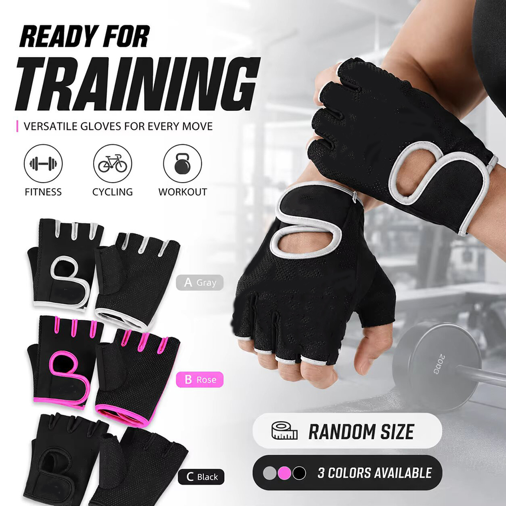 Weightlifting Gloves - Дышащие спортивные перчатки без пальцев с