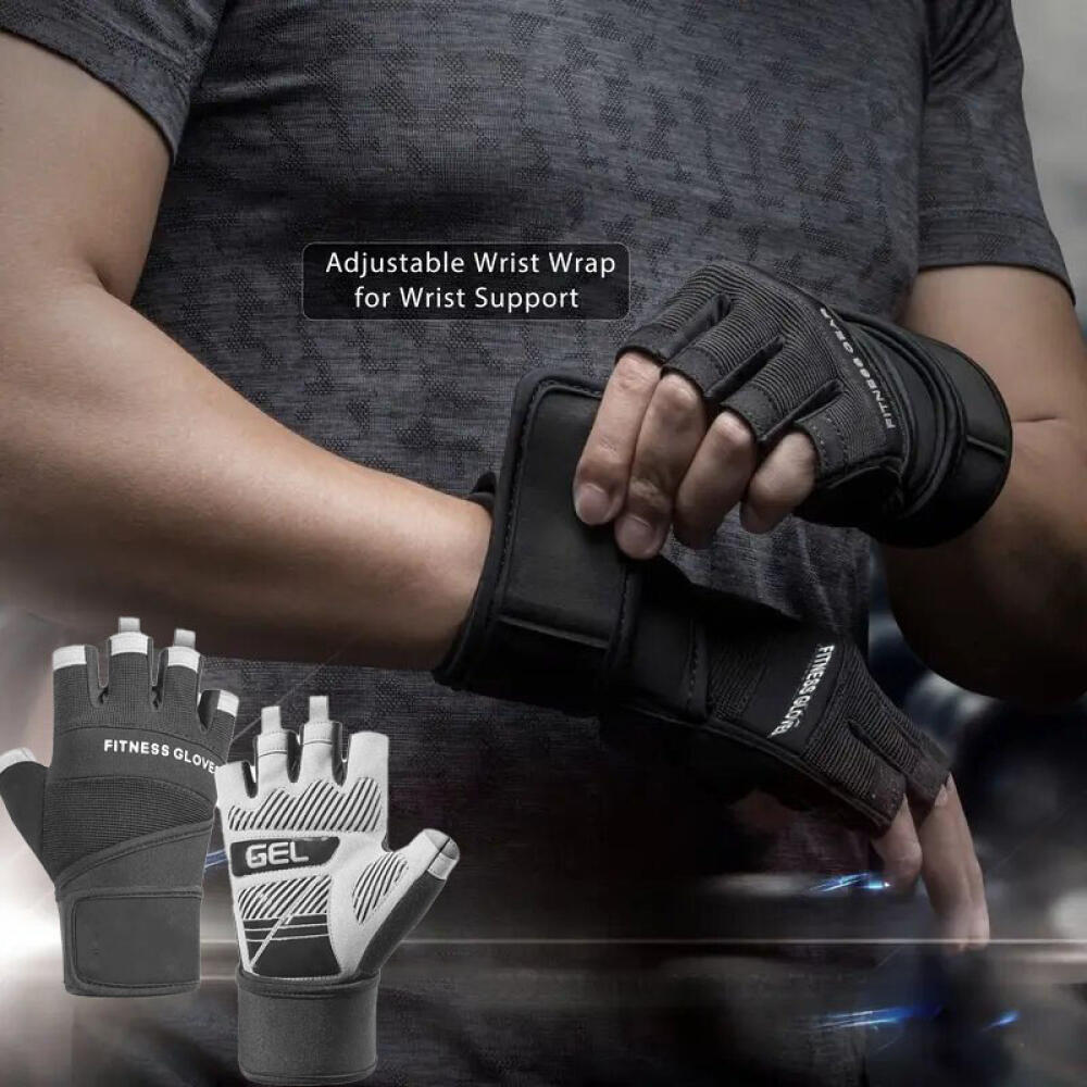 Weightlifting Gloves - Перчатки для спортзала с половиной пальца.